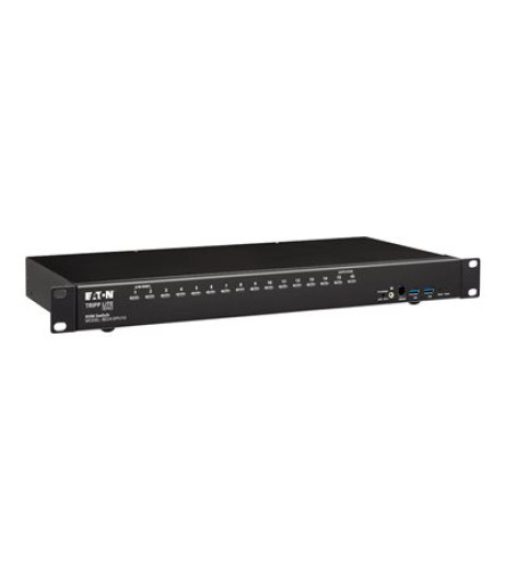 Eaton Tripp Lite series DisplayPort/USB KVM Switch 16-Port with Audio/Video and USB Peripheral Sharing, 4K 60 Hz, 1U Rack-Mount B024-DPU16 – купити в Україні | Офіційна гарантія Eaton Tripp Lite series DisplayPort/USB KVM Switch 16-Port with Audio/Video and USB Peripheral Sharing, 4K 60 Hz, 1U Rack-Mount B024-DPU16 – купити в Україні | Офіційна гарантія