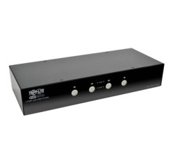 Tripp Lite 4-Port DisplayPort KVM Switch w/Audio, Cables and USB 3.0 SuperSpeed Hub B004-DPUA4-K