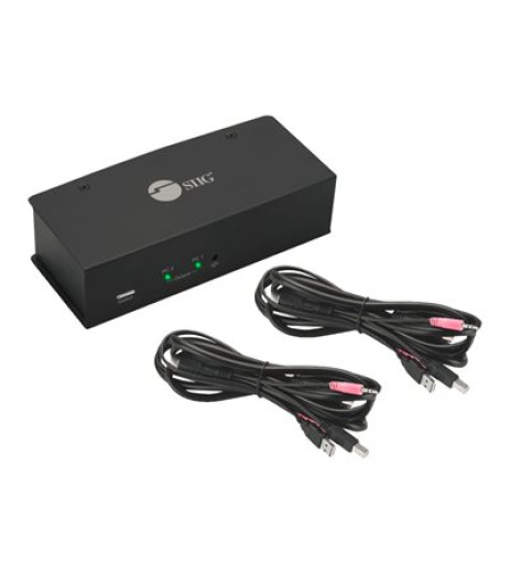 SIIG 2x1 Dual View USB HDMI KVM Switch CE-KV0711-S1 – купити в Україні | Офіційна гарантія SIIG 2x1 Dual View USB HDMI KVM Switch CE-KV0711-S1 – купити в Україні | Офіційна гарантія