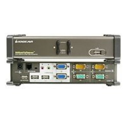 IOGEAR MiniView Dual View KVMP Switch GCS1742 GCS1742