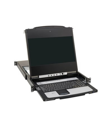 Eaton Tripp Lite Series DisplayPort IP KVM Console Switch 8-Port 17in LCD Dual Rail 1URM B030-DP08-17DIP – купити в Україні | Офіційна гарантія