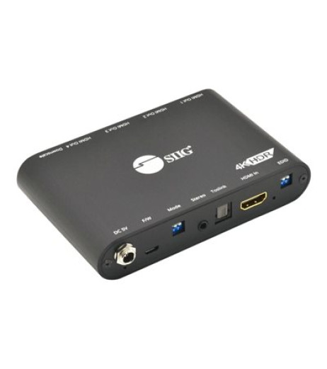 SIIG SIIG 1x4 HDMI 4K 60Hz Splitter with EDID, Support HDR to SDR convertion CE-H26911-S1 – купити в Україні | Офіційна гарантія SIIG SIIG 1x4 HDMI 4K 60Hz Splitter with EDID, Support HDR to SDR convertion CE-H26911-S1 – купити в Україні | Офіційна гарантія