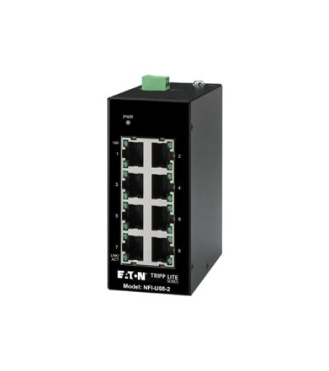 Eaton Tripp Lite series Unmanaged Industrial Ethernet Switch 8-Port NFI-U08-2 – купити в Україні | Офіційна гарантія