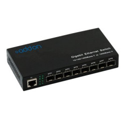 AddOn 1Gbs 1 RJ-45 to 8 SFP Media Converter AO-GES-18-S
