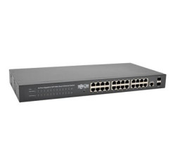 Eaton Tripp Lite series 24-Port Gigabit Ethernet Switch 10/100/1000Mbps, L2 Web-Smart Managed, 2 Dedicated Gigabit SFP Slots, 52 Gbps, Web Interface NGS24C2 Eaton Tripp Lite series 24-Port Gigabit Ethernet Switch 10/100/1000Mbps, L2 Web-Smart Managed, 2 Dedicated Gigabit SFP Slots, 52 Gbps, Web Interface NGS24C2
