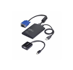 StarTech.com Portable Laptop Crash Cart Adapter, USB/VGA/Mini DisplayPort KVM Console, File Transfer and Video Capture NOTECONS02-VGA-MDP