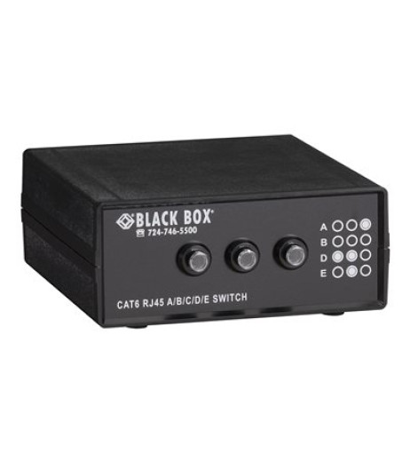 Black Box 4-to-1 CAT6 10-GbE Manual Switch (ABCD) SW1032A