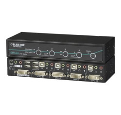 Black Box ServSwitch DT with USB 2.0 Transparent KV9604A