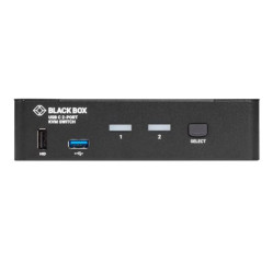 Black Box USB-C 4K KVM Switch, 2-Port KVMC4K-2P