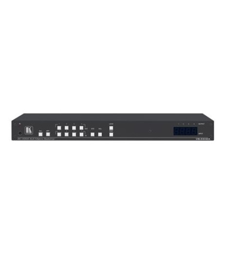 Kramer VS-44H2A 4x4 4K HDR HDMI HDCP 2.2 Matrix Switcher with Audio De-embedding 20-80445030 – купити в Україні | Офіційна гарантія Kramer VS-44H2A 4x4 4K HDR HDMI HDCP 2.2 Matrix Switcher with Audio De-embedding 20-80445030 – купити в Україні | Офіційна гарантія