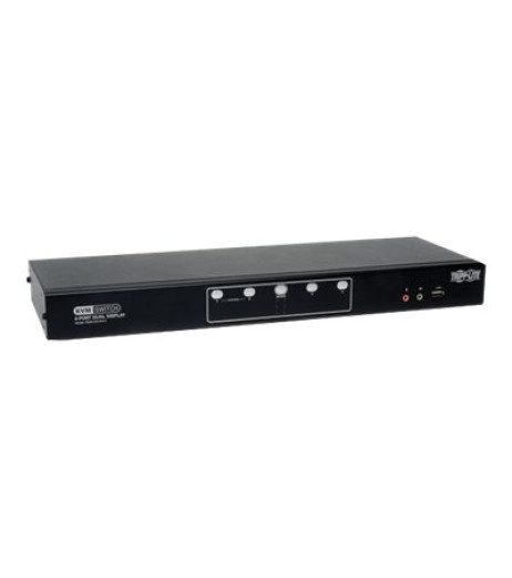Tripp Lite 4-Port Dual Monitor DVI KVM Switch with Audio and USB 2.0 Hub B004-2DUA4-K – купити в Україні | Офіційна гарантія Tripp Lite 4-Port Dual Monitor DVI KVM Switch with Audio and USB 2.0 Hub B004-2DUA4-K – купити в Україні | Офіційна гарантія