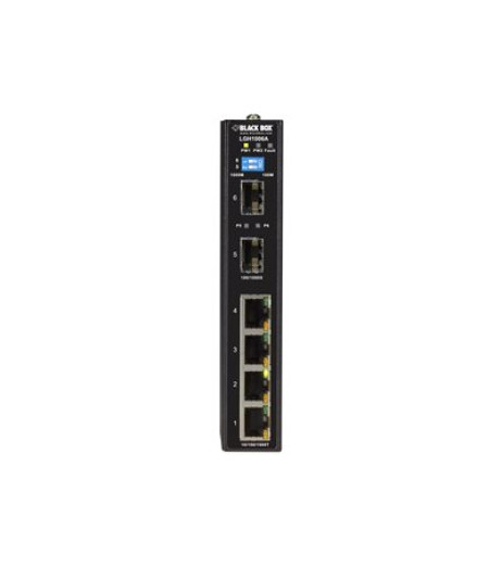 Black Box LGH1000 Series Industrial Ethernet Switch LGH1006A – купити в Україні | Офіційна гарантія