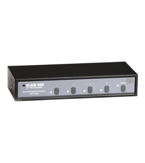 Black Box DVI and Audio Matrix Switch 2x4 AC1124A – купити в Україні | Офіційна гарантія Black Box DVI and Audio Matrix Switch 2x4 AC1124A – купити в Україні | Офіційна гарантія