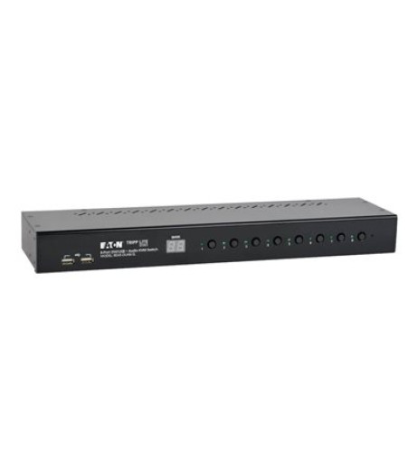 Tripp Lite 8-Port Rackmount DVI/USB KVM Switch w/ Audio & 2-Port USB Hub 1U B043-DUA8-SL – купити в Україні | Офіційна гарантія Tripp Lite 8-Port Rackmount DVI/USB KVM Switch w/ Audio & 2-Port USB Hub 1U B043-DUA8-SL – купити в Україні | Офіційна гарантія