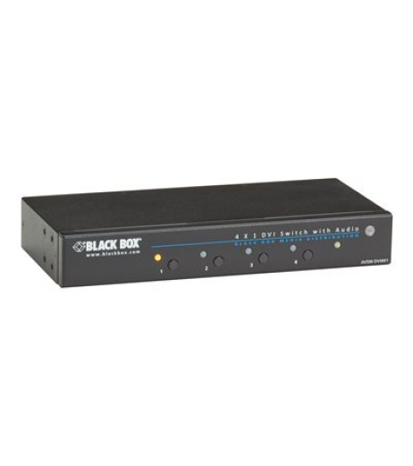 Black Box 4 x 1 DVI Switch with Audio AVSW-DVI4X1 – купити в Україні | Офіційна гарантія Black Box 4 x 1 DVI Switch with Audio AVSW-DVI4X1 – купити в Україні | Офіційна гарантія