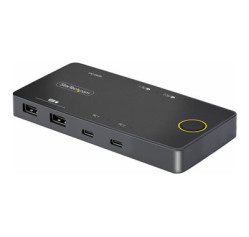 StarTech.com 2-Port USB-C KVM Switch, Single-4K 60Hz HDMI Monitor, Dual-100W Power Delivery Pass-through Ports, Bus Powered, USB Type-C/USB4/Thunderbolt 3/4 Compatible C2-H46-UC2-PD-KVM