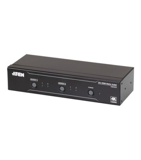 ATEN VanCryst VM0202H 2x2 4K HDMI Matrix VM0202H – купити в Україні | Офіційна гарантія ATEN VanCryst VM0202H 2x2 4K HDMI Matrix VM0202H – купити в Україні | Офіційна гарантія