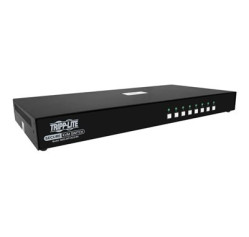 Tripp Lite Secure KVM Switch, 8-Port, Single Head, DisplayPort to DisplayPort, 4K, NIAP PP4.0, Audio, CAC, TAA B002-DP1AC8-N4