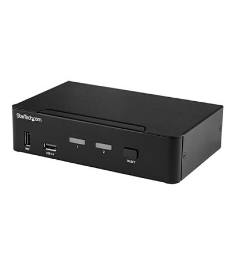 StarTech.com 2 Port DisplayPort KVM Switch, 4K 60Hz, Single Display, Dual Port UHD DP 1.2 USB KVM Switch with Integrated USB 3.0 Hub and Audio, Dell, HP, Apple, Lenovo, TAA Compliant SV231DPU34K – купити в Україні | Офіційна гарантія