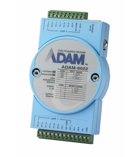 ADVANTECH ADAM-6022-A1E – купити в Україні | Офіційна гарантія