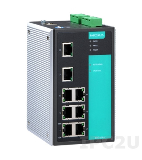 MOXA EDS-508A-T – купити в Україні | Офіційна гарантія
