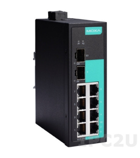 MOXA EDS-210A-1GSFP-1SFP – купити в Україні | Офіційна гарантія