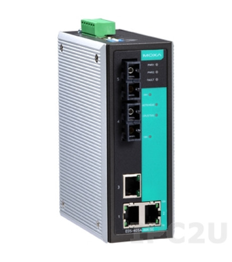MOXA EDS-405A-MM-SC-T – купити в Україні | Офіційна гарантія