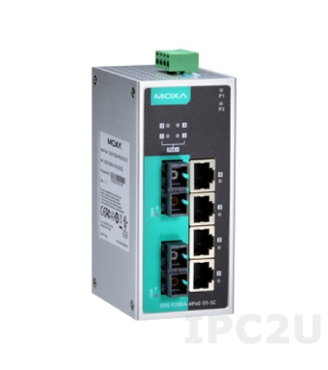 MOXA EDS-P206A-4PoE-SS-SC – купити в Україні | Офіційна гарантія MOXA EDS-P206A-4PoE-SS-SC – купити в Україні | Офіційна гарантія
