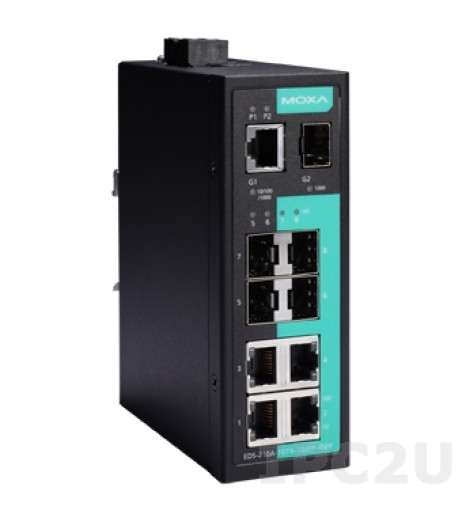 MOXA EDS-210A-1GTX-1GSFP-4SFP-T – купити в Україні | Офіційна гарантія