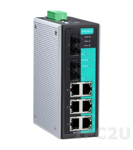 MOXA EDS-408A-MM-ST-T-IEX – купити в Україні | Офіційна гарантія
