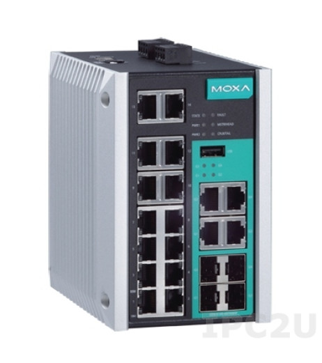 MOXA EDS-518E-4GTXSFP-T – купити в Україні | Офіційна гарантія