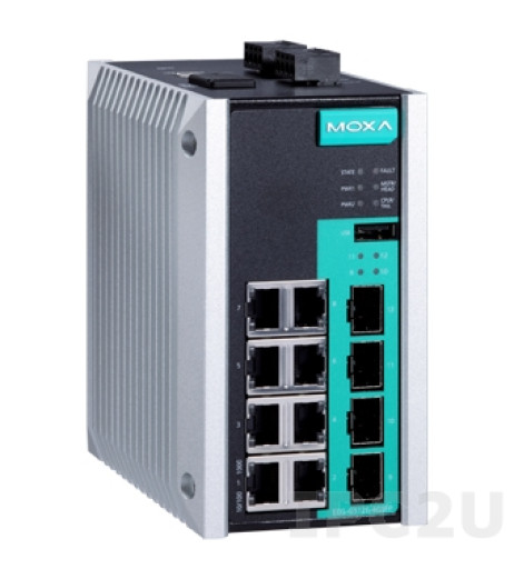 MOXA EDS-G512E-4GSFP-T – купити в Україні | Офіційна гарантія
