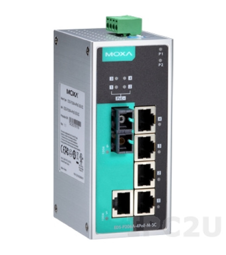 MOXA EDS-P206A-4PoE-S-SC – купити в Україні | Офіційна гарантія MOXA EDS-P206A-4PoE-S-SC – купити в Україні | Офіційна гарантія