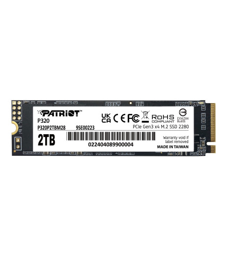 Patriot P320 - SSD - 2 TB (P320P2TBM28) – купити в Україні | Офіційна гарантія Patriot P320 - SSD - 2 TB (P320P2TBM28) – купити в Україні | Офіційна гарантія