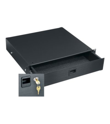 2SP ANOD DRAWER W/LOCKRACK ACCESSORIES (D2LK)