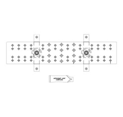 TELECOMM MAIN GROUND BAR KIT 20W X 4H (GB4X20TMGBKIT)