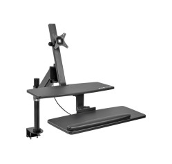 Tripp Lite Sit Stand Desktop Workstation Adjustable Standing Desk w/ Clamp (WWSS1327CP)