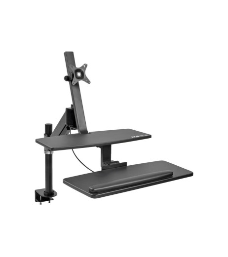 Tripp Lite Sit Stand Desktop Workstation Adjustable Standing Desk w/ Clamp (WWSS1327CP) – купити в Україні | Офіційна гарантія Tripp Lite Sit Stand Desktop Workstation Adjustable Standing Desk w/ Clamp (WWSS1327CP) – купити в Україні | Офіційна гарантія