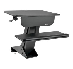 Tripp Lite Sit Stand Desktop Workstation Adjustable Standing Desk w/ Clamp (WWSSDC)