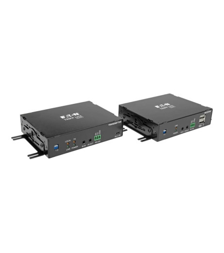 Eaton Tripp Lite Series DisplayPort over Fiber Extender Kit Transmitter/Receiver 4K 60Hz 4:4:4 RS-232 IR Multimode LC TAA (B127F-1A1-MMDDA)