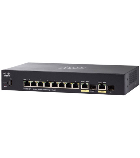 Cisco SB SG350-10MP-K9 (SG350-10MP-K9-EU) – купити в Україні | Офіційна гарантія