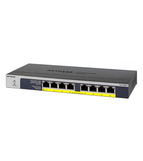 NETGEAR GS108PP – купити в Україні | Офіційна гарантія